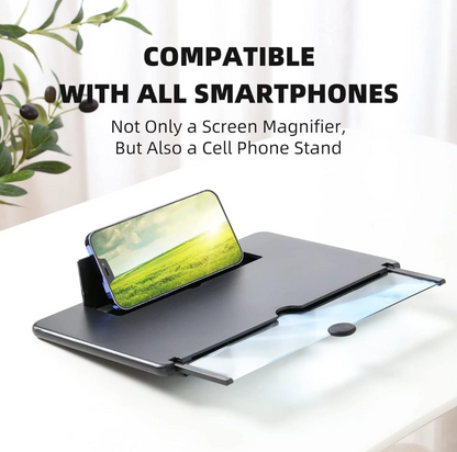 10" Screen Magnifier-3D HD Magnifying Projector Screen Enlarger for Movies, Videos and Gaming – Foldable Phone Stand Holder with Screen Amplifier–Compatible with All Smartphones @ Rs. 499/-